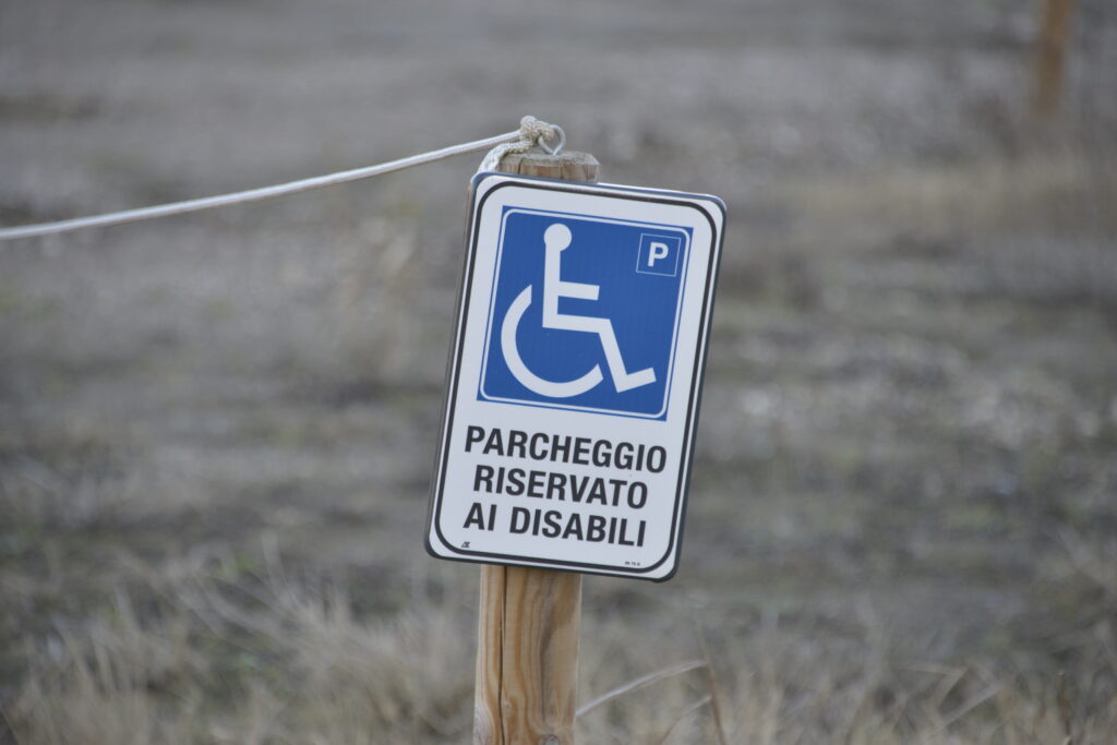 parcheggio disabili